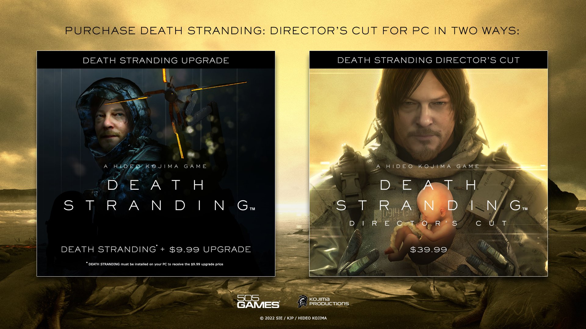 NEW GAME ALERT*** - Death Stranding & Death Stranding: Directors